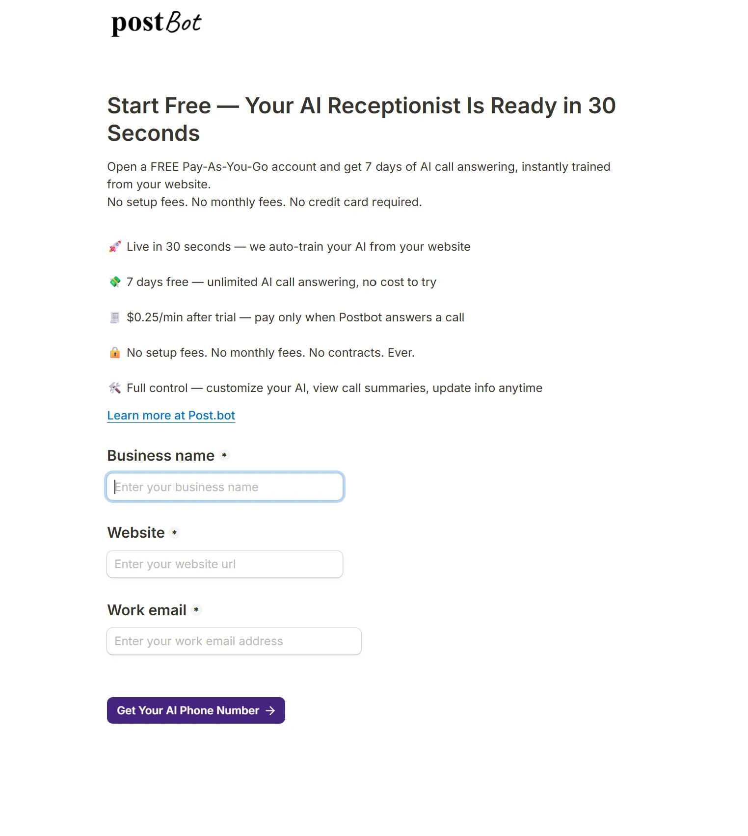 AI Receptionist screenshot 2